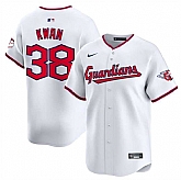 Men's Cleveland Guardians #38 Steven Kwan White Home Limited Stitched Jersey Dzhi,baseball caps,new era cap wholesale,wholesale hats